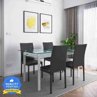 Flipkart Perfect Homes Luzon Metal 4 Seater Dining Set