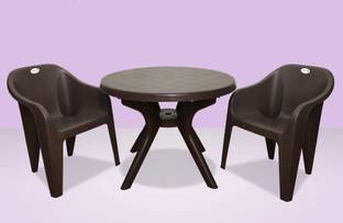 ARLAVYA Plastic 2 Seater Dining Set
