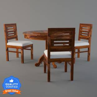 Cherry Wood Rosewood (Sheesham) Solid Wood 3 Seater Dining Set