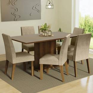 Madesa Renata Dining Room Engineered Wood 6 Seater Dining Set