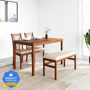 Nilkamal Jewel Solid Wood 4 Seater Dining Set