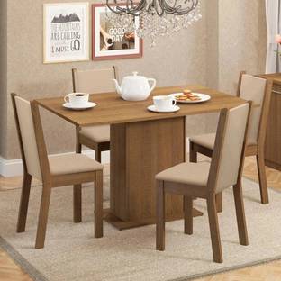Madesa Talita Engineered Wood 4 Seater Dining Set