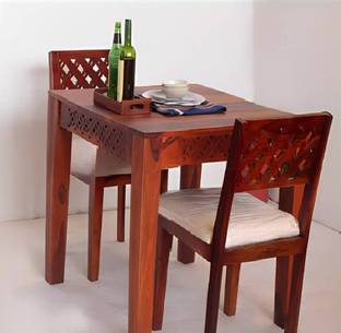 PR FURNITURE Solid wood Premium Quality Dining With Two Chairs. Solid Wood 2 Seater Dining Set
