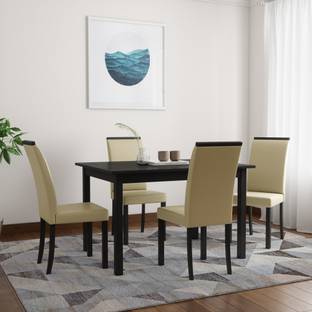 Flipkart Perfect Homes Arranmore Solid Wood 4 Seater Dining Set
