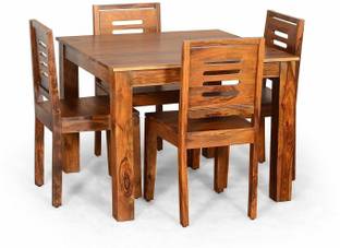 Woodensky Rosewood ( Sheesham ) Solid Wood 4 Seater Dining Set