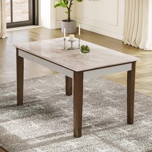 Wakefit Nigella Solid Wood 4 Seater Dining Table