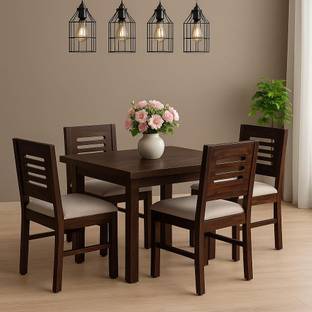 Worldwood Sheesham Solid Wood 4 Seater Dining Set