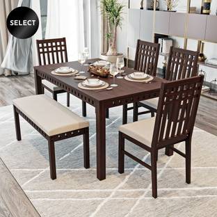 Wakefit Kopra Solid Wood 6 Seater Dining Set