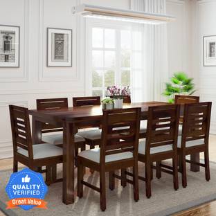 Flipkart Perfect Homes Rosewood (Sheesham) Solid Wood 8 Seater Dining Set