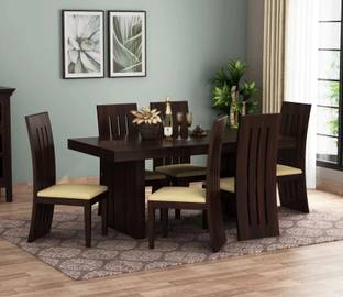 Devsignature Sheesham Wood Dining Set/6 Seater Wooden Dining Set For Home Solid Wood 6 Seater Dining Set