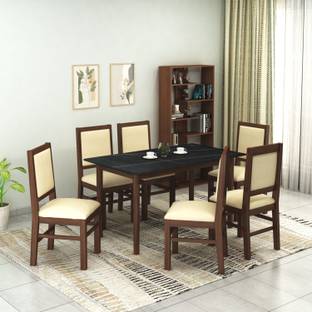 Flipkart Perfect Homes Solid Wood 6 Seater Dining Set