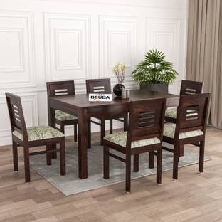 Deuba Solid Sheesham And Solid Wood 6 Seater Dining Set