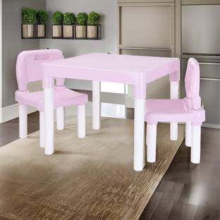 swagath furniture Activity Table For Kids Plastic 2 Seater Dining Set