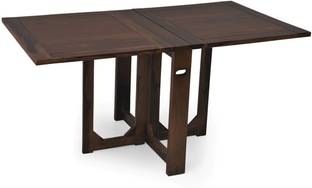 GPcraft Wooden 3 to 6 Seater Multi Purpose Foldable table Solid Wood 6 Seater Dining Table