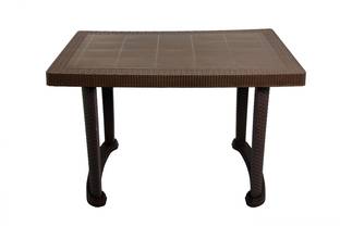 MY GIRAFFE TROFI BROWN Plastic 4 Seater Dining Table