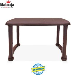 MAHARAJA Offices and Restaurant, Outdoor Dining Table Plastic 4 Seater Dining Table