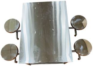 HUB'S - INNOVATION SOLUTION Metal 4 Seater Dining Table