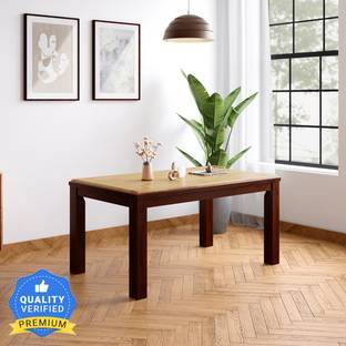 Godrej Interio Swish Solid Wood 6 Seater Dining Table