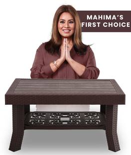 MAHARAJA Polo Plastic Table for Home Plastic Center Table for Living Room Plastic table Plastic 4 Seater Dining Table