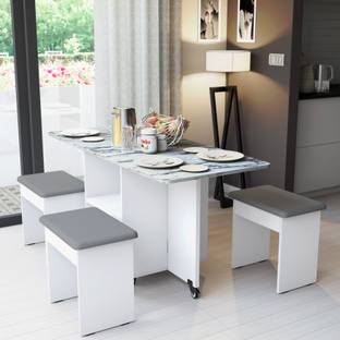 Studio Kook Bonbon Engineered Wood 4 Seater Dining Table