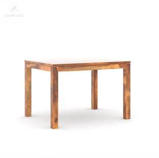 Allie Wood Rosewood ( Sheesham ) Solid Wood 4 Seater Dining Table