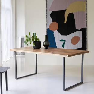 SMAART CRAAFTS Solid Wood 6 Seater Dining Table