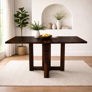 Angel Furniture Solid Wood 6 Seater Dining Table