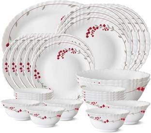 BOROSIL Pack of 27 Opalware VERONA Dinner Set