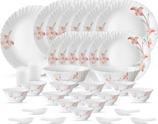 LAOPALA Pack of 35 Opalware Novo Diana 35 Pcs Dinner Set