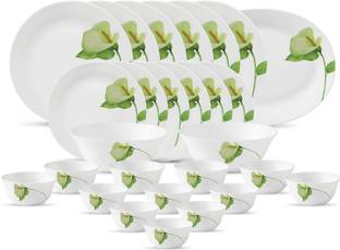 LAOPALA by Ivory Blush Pack of 27 Opalware Ivory Blush Dinner Set