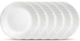 TREANDCARD Pack of 6 Opalware ?Dinner Plate Dinner Set