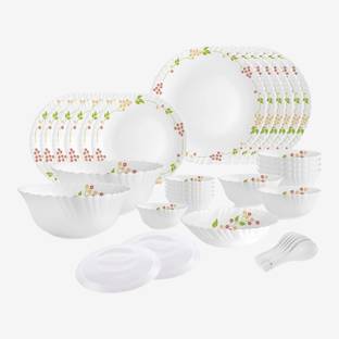cello Pack of 35 Opalware Dazzle Secret Garden | Extra Strong | | Dinner Set