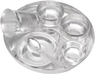 Empire Gift Pack of 7 Silver Plated Silver Plated Dinner Set Dinner Set