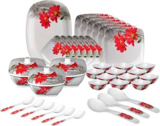 Sigri-wala Pack of 40 Melamin Dinner set Dinner Set