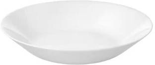 IKEA Pack of 6 Glass IKEA Deep plate, white,20 cm (8 ") Dinner Set