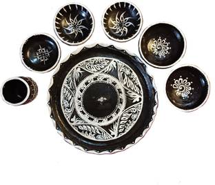 kalpatari Earthenware Koli Kanchan Dinner Set