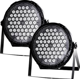 MOOZMOB 60 LED DJ Par Light with DMX Control Music Sensor Working Multicolored Disco Bar Single Disco Ball