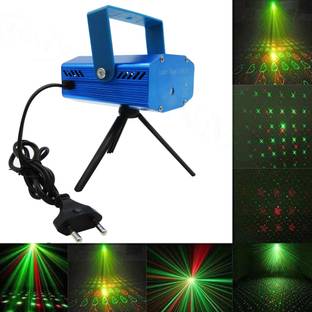 Vedara ® MiniLaser LED Decorative Projector with Music Sensor Mode Red-Green Dots Light Shower Laser Light