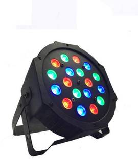 WBD Professional 18 LED PAR Light RGB Stage Lighting for DJ Events Birthday Parties Single Disco Ball