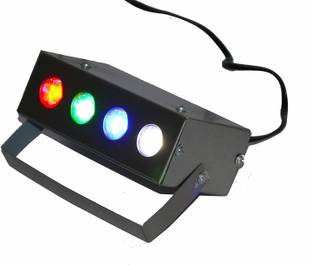 HexaGear Mini Laser Projector cum Par Light 4 LED RGBW Stage Lighting Laser Light Shower Laser Light