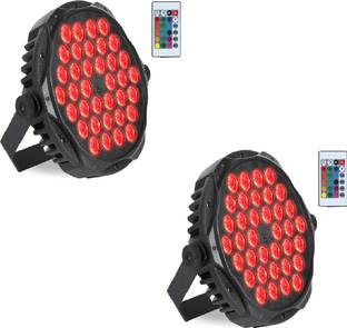 Maverick Led LED Par light (pack of 2pc) 36x3w Flat Par best used in festivals Dual Disco Ball