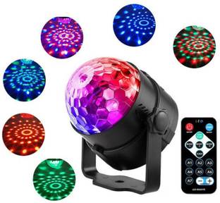 MOBIZAC Music Sensor Disco Projector Light Stage DJ Light for Party Home Birthday Stage Single Disco Ball