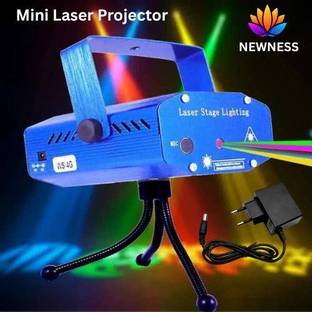 Newness Party Mini Laser Projector Stage Lighting Sound Activated Shower Laser Light Single Disco Ball