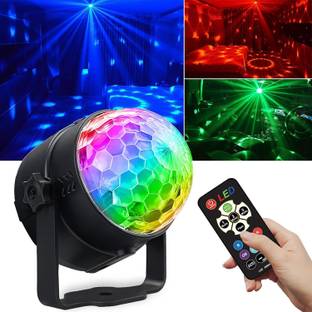 Holy Delight Disco Ball Light Halloween Party Decorations Lights USB LED Mini Sound Activated Disco Ball Set