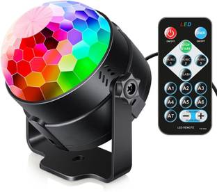 VOLTegIC Dancing Light for Room Rotating Bulb Magic Lights-Multicolor Single Disco Ball