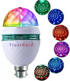 Trust Ware 360 Degree Rotating Crystal LED Bulb disco Light Single Disco Ball