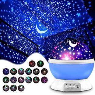 Sument Romantic LED Cosmos Star Master Sky Starry Night Projector Bed Night Lamp Night Dual Disco Ball