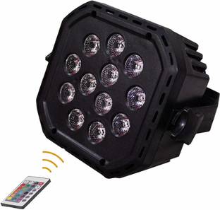 FStyler PAR Disco Laser Light 12 LEDs with Remote Controller Color Mixing Par Light Shower Laser Light