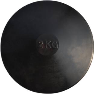 COUGAR Discus Throw , Disc Throw 2Kg , Black Rubber Discuss Sponge Discus Throw Disc
