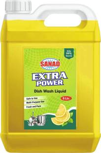 SANAD DISHWASH LIQUID LEMON FOR CLEAN OIL AND TOUGH STAIN 5L Dish Cleaning Gel